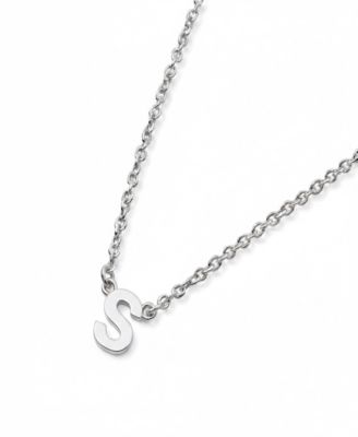 Inez Initial Necklace - Sterling Silver 925
