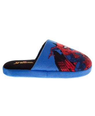 Toddler Marvel Spiderman Kids' Slippers Cozy, Plush, and Fun House Footwear (Little 11-12 / 13-5