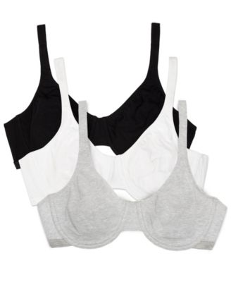 Women's Cotton Stretch Extreme Comfort Bra, 3 Pack