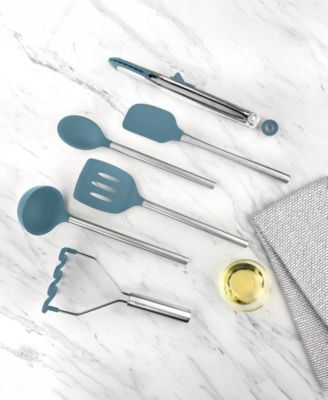 Tovolo Utensil 6-Pc. Silicone with Steel Handles