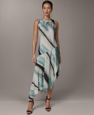 Women's Crew Neck Midi Dress