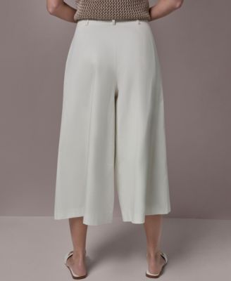 Women's Pleated Wide-Leg Pants