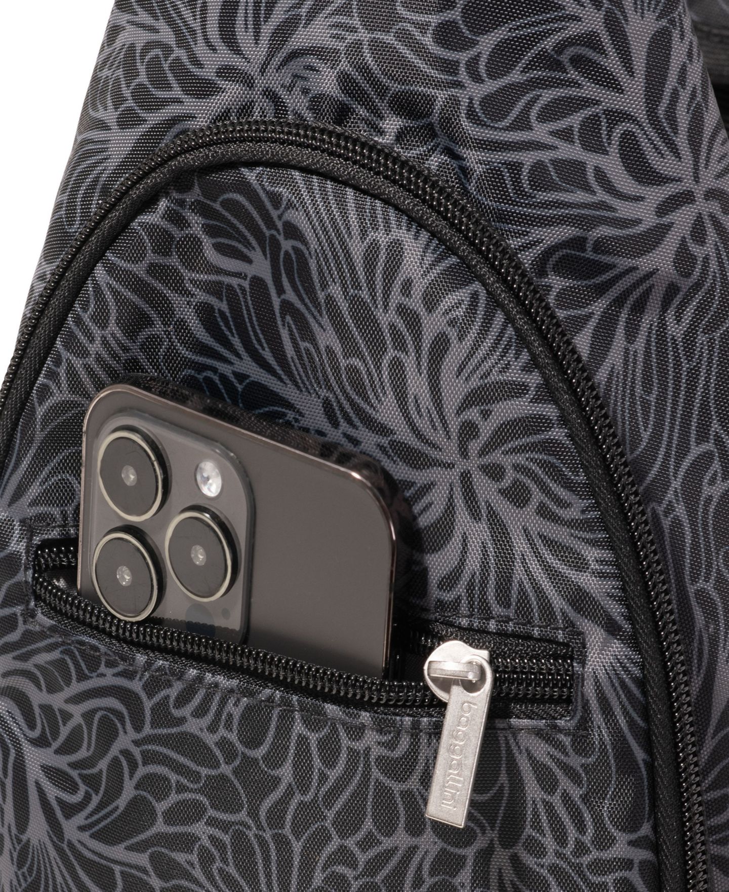 Женская сумка Baggallini Daily Nylon Mini Sling, цвет: С принтом — фото 6