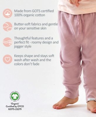 Baby Boys' or Girls' Drawstring Jogger Pants, 4-Pack