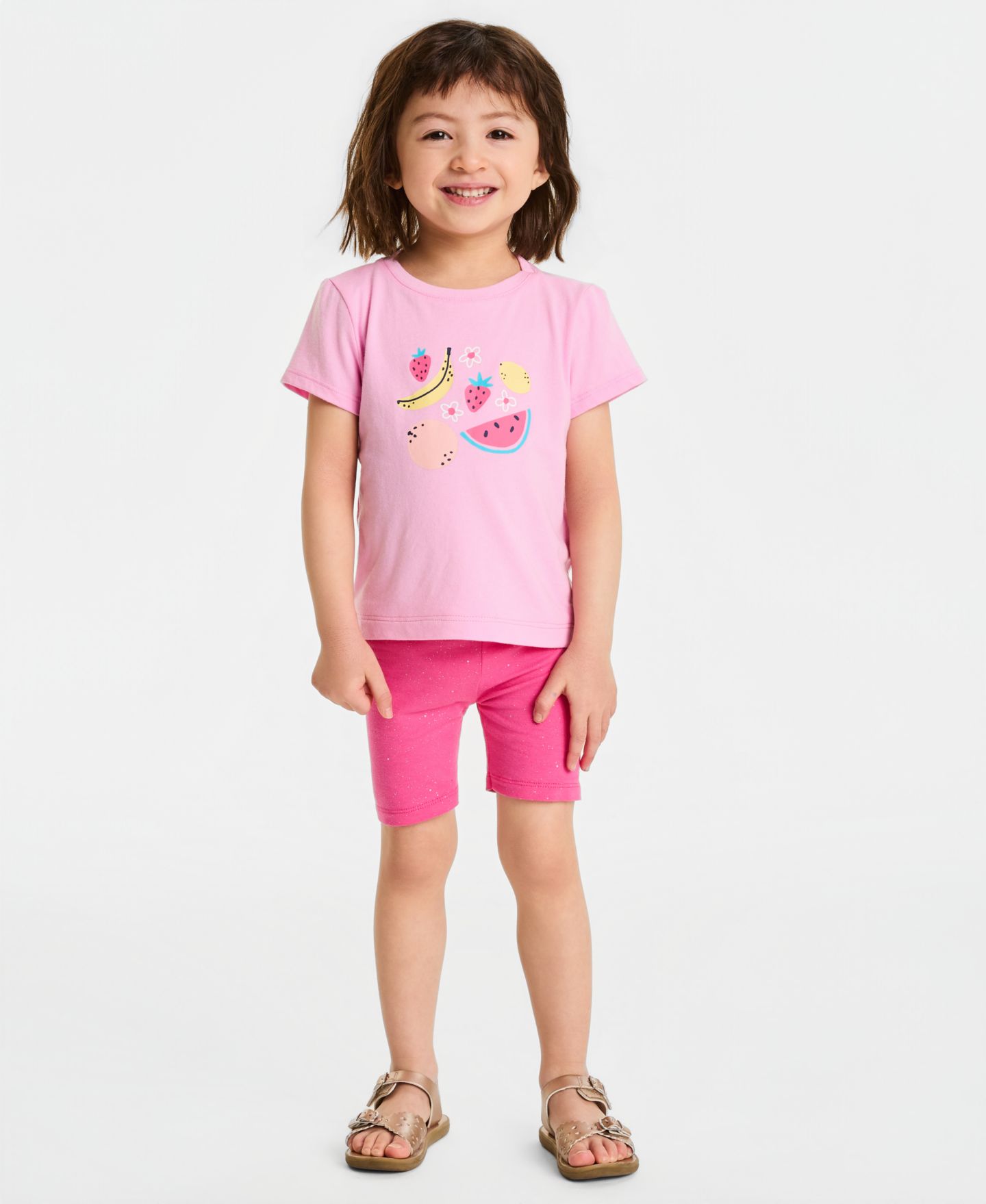 Футболка Epic Threads Fruit T-Shirt для девочек-малышей, цвет: Bonbon — фото 1