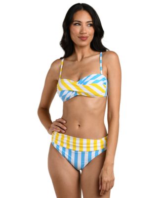 Women's Coastal Club House Twist Front Bikini Top