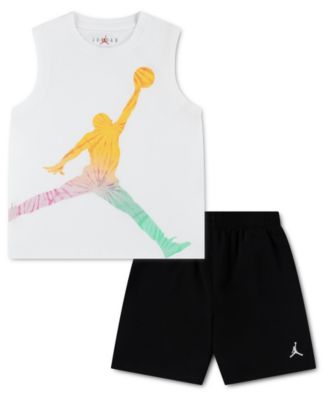 Boys' 4-7 Crewneck Tank Top and Shorts, 2-Piece Set