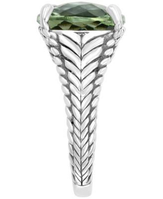 Green Amethyst Ring (5-3/8 ct. t.w.) in Sterling Silver