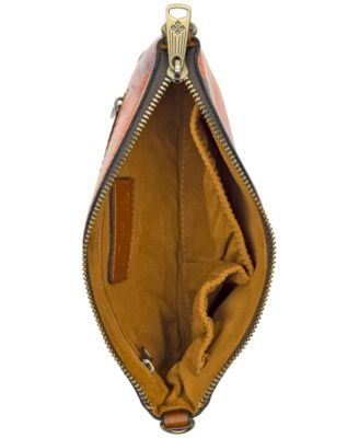 Laurina Leather Crossbody Wristlet