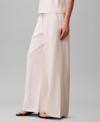 Women's Textured High-Rise Pants