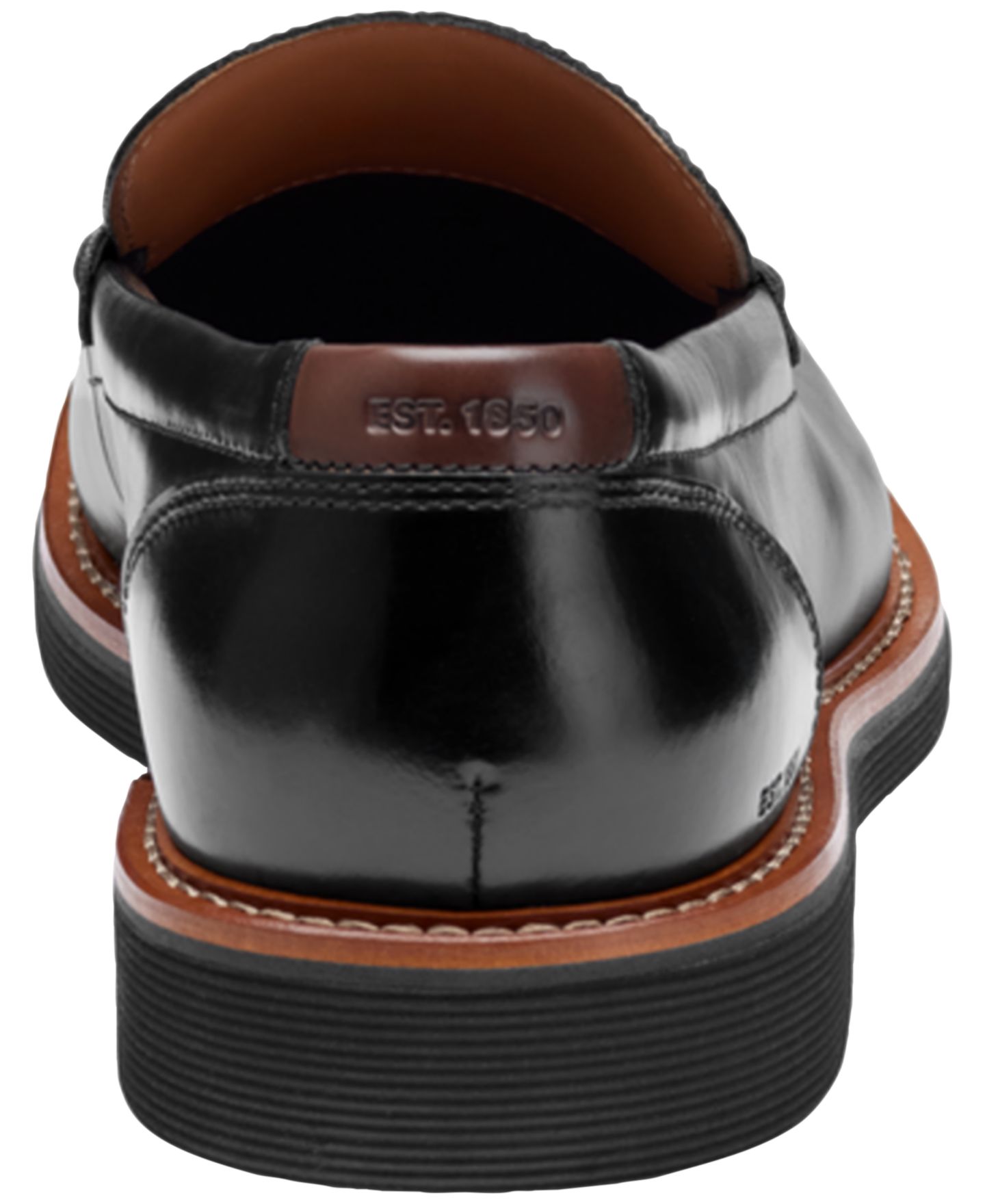 Мужские туфли Johnston & Murphy Tyson Dress Penny Loafer, цвет: Чёрный — фото 3