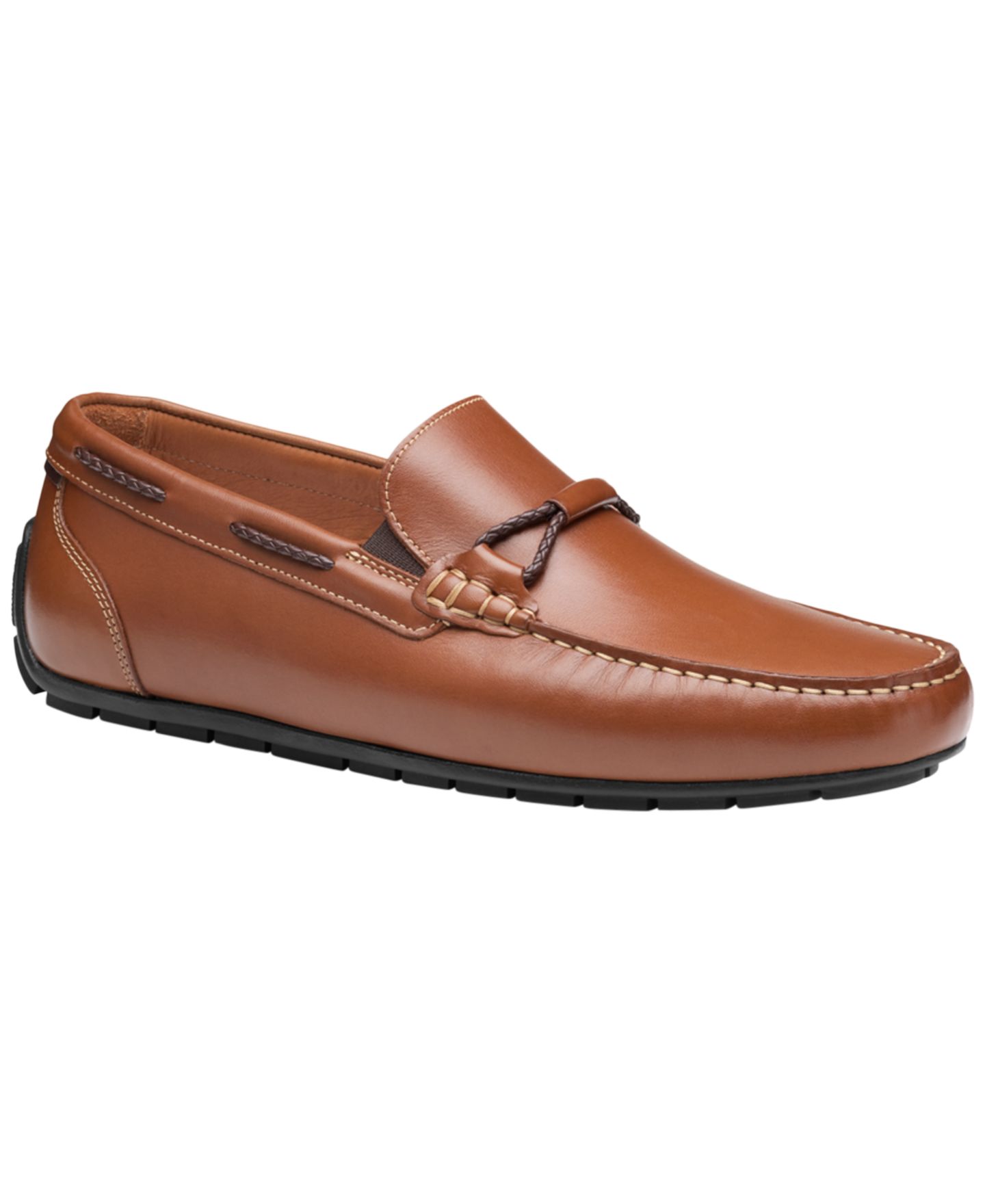 Мужские туфли Johnston & Murphy Beck Leather Bit, цвет: Рыжевато-коричневый — фото 1