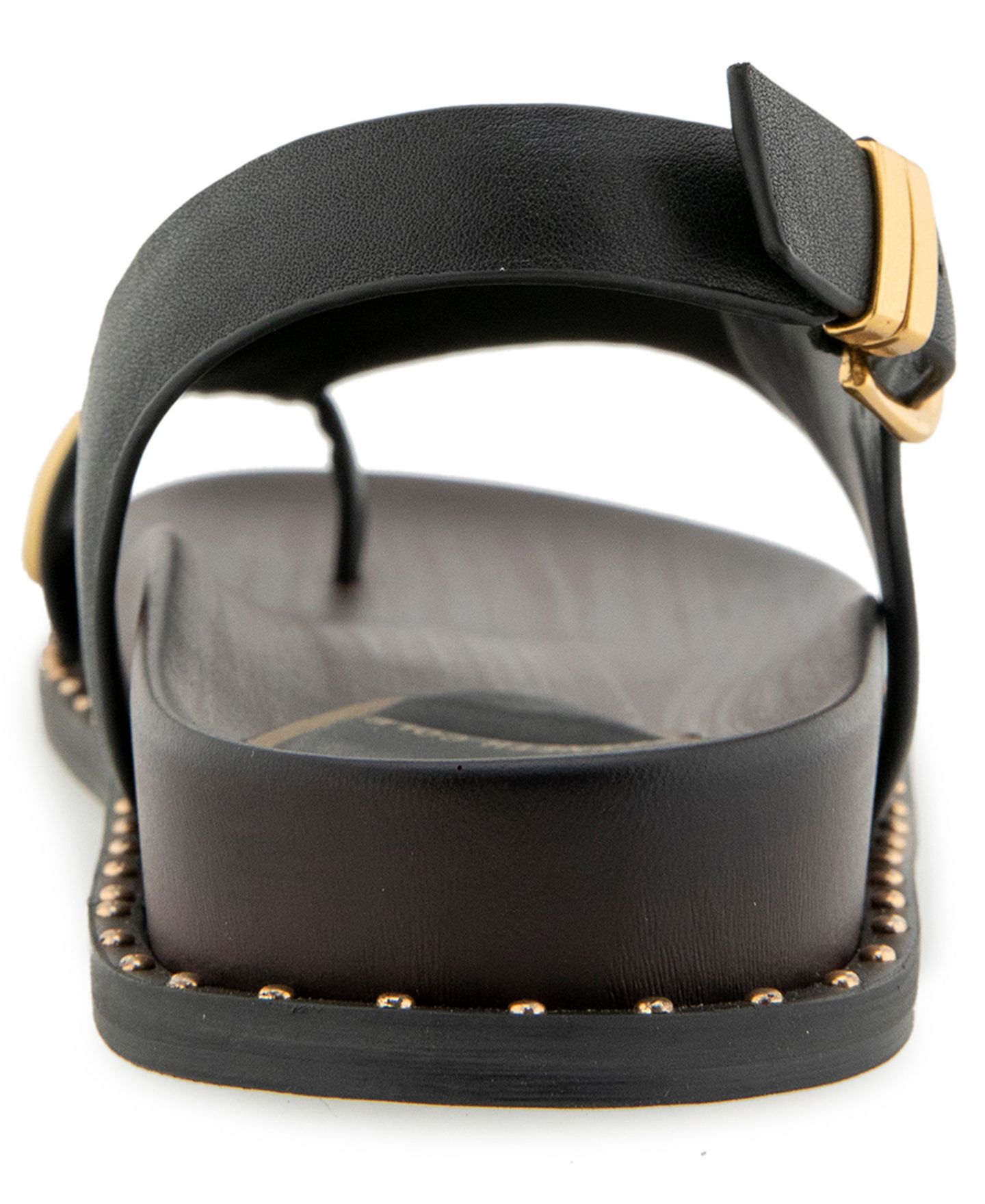 Женские сандалии Kenneth Cole New York Dixon Footbed, цвет: Чёрный кожаный — фото 3