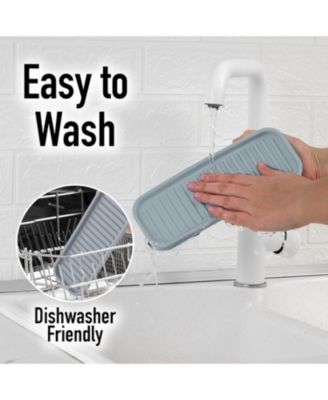 Silicone Sponge Holder for Kitchen Sink - Flexible Multipurpose Soap Tray