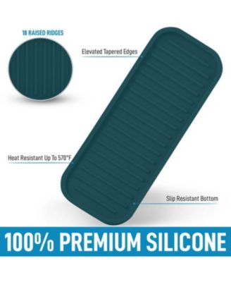 Silicone Sponge Holder for Kitchen Sink - Flexible Multipurpose Soap Tray