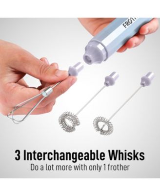 Froth N Go Rechargeable Milk Frother with Case for Lattes