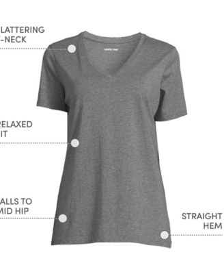 Women's Tall Supima Cotton V-Neck T-Shirt