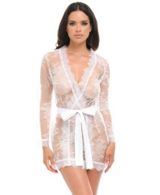 Women's Amour Short Lace Robe