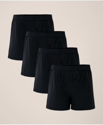 Men's Everyday Knit Boxer 4-Pack Made With Organic Cotton