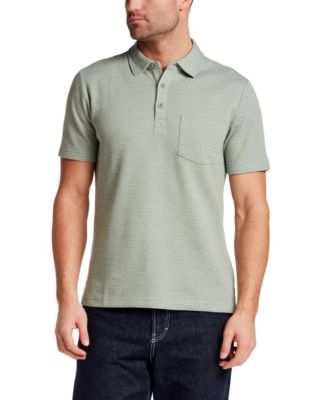 Men's Short-Sleeve Waffle Polo Shirt