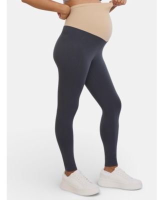 Women's Essential Stretch Secret Fit Over the Belly Maternity Leggings