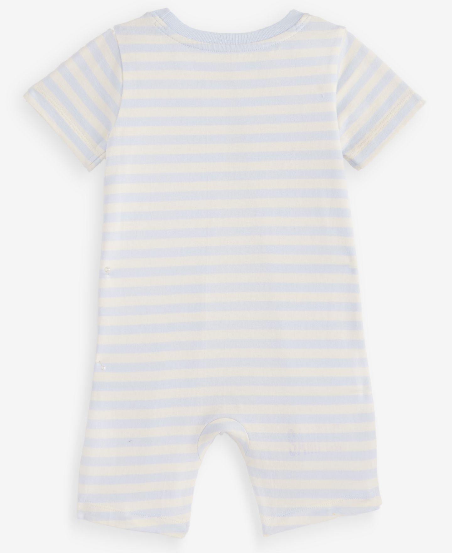 Детский хлопковый солнцезащитный костюм First Impressions Whale Stripe, 0-24 мес, цвет: Cielo — фото 2