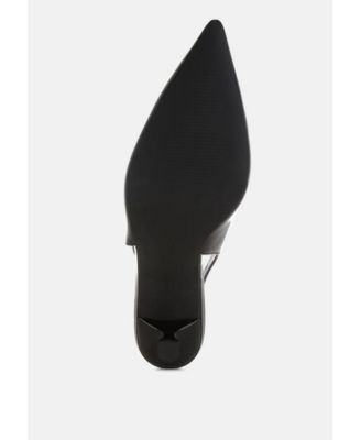 Womens Pentas Kitten Heel Slingback Sandals