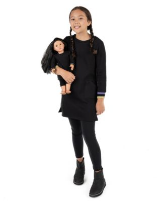 Toddler Girls Matching Doll Long Sleeve Tunic Sweatshirt Dress