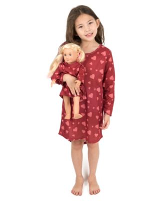 Little Girls 4-14 Matching Doll Nightgown