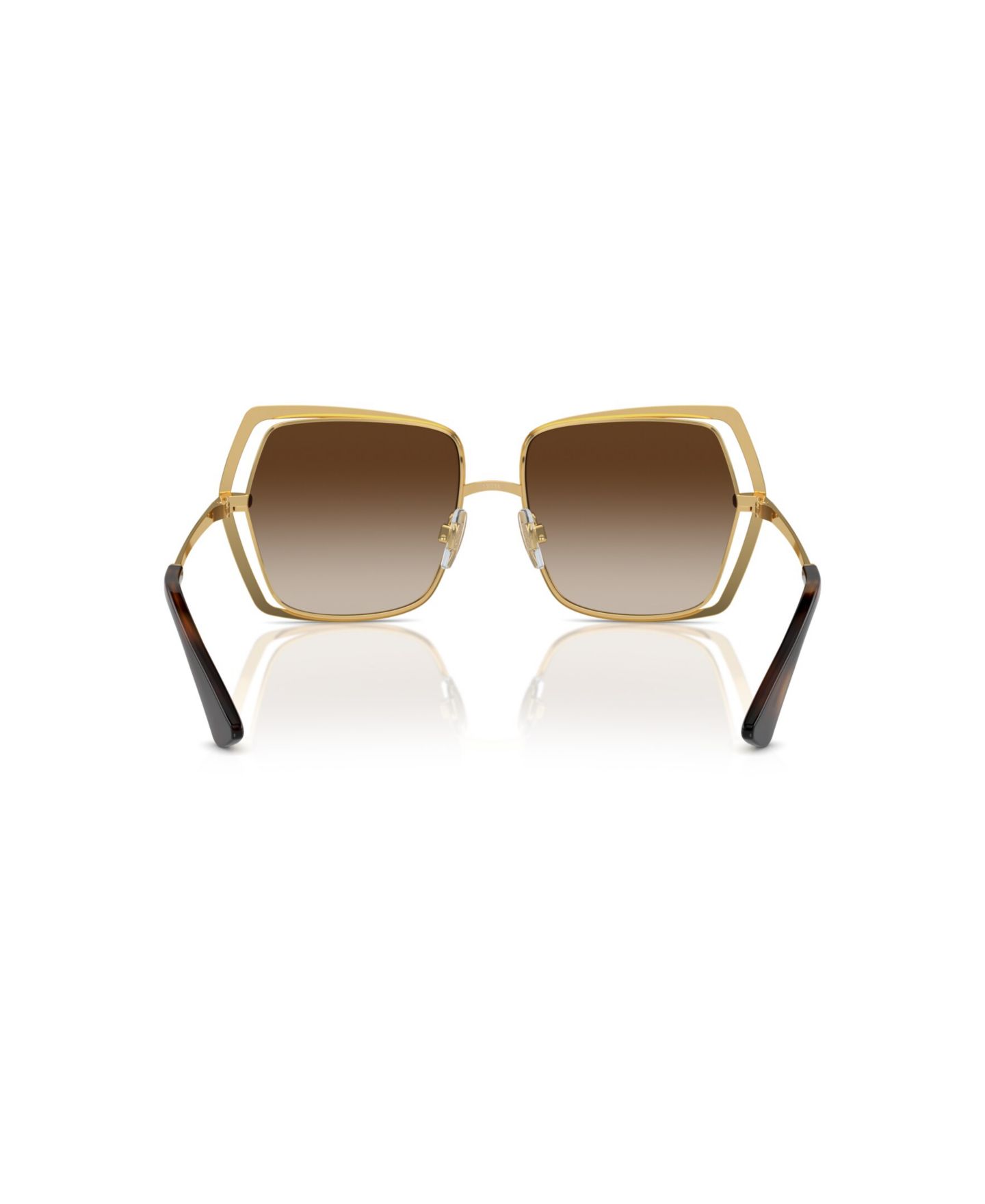 Женские солнцезащитные очки Dolce&Gabbana Butterfly Sunglasses, DG2306, цвет: Золотой — фото 8