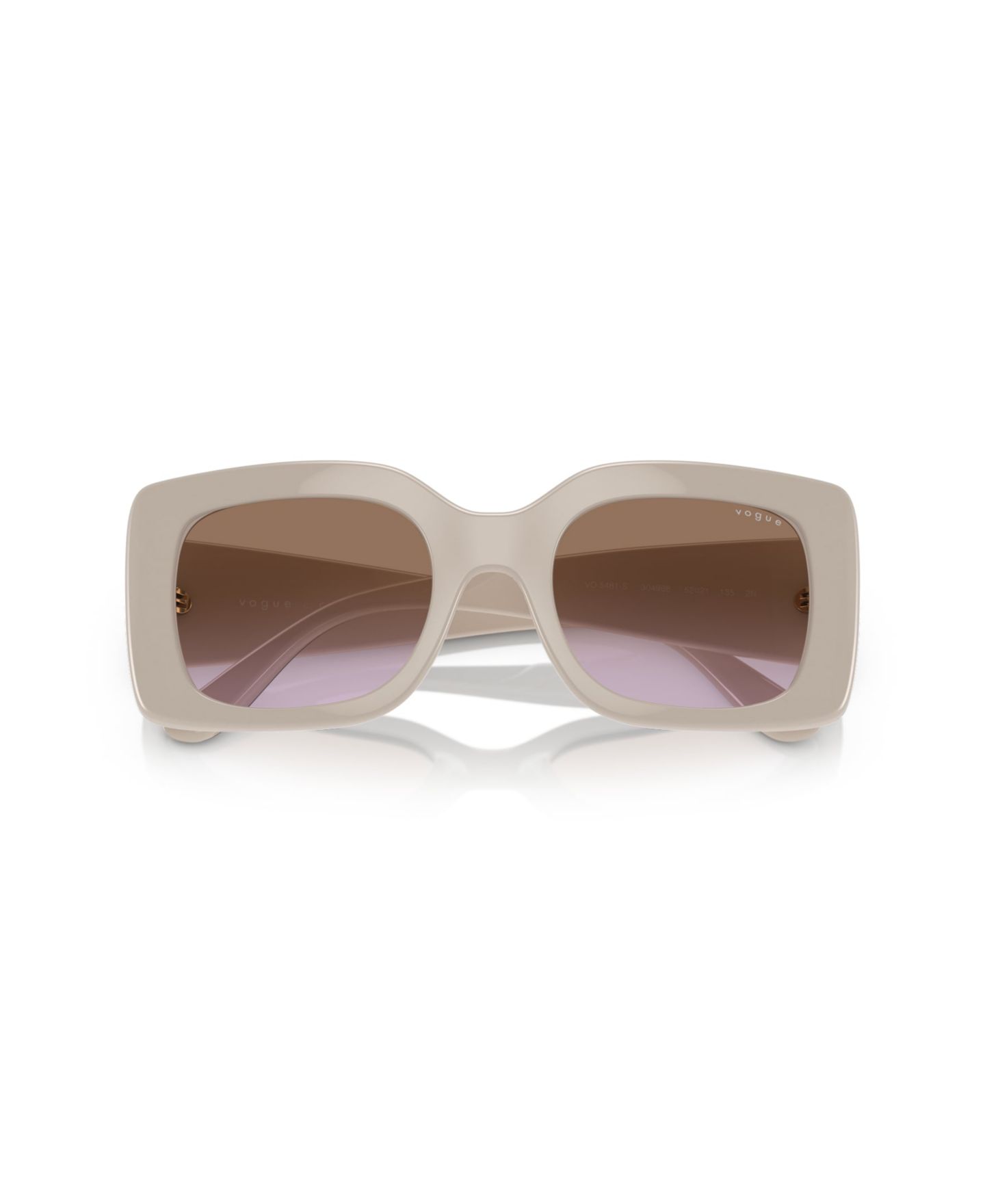 Женские солнцезащитные очки Vogue Eyewear Rectangle Sunglasses, VO5481S, цвет: Светлый серый — фото 5