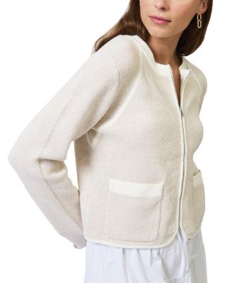 Women's Celeste Tweed Yarn Zip Up