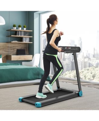 Electric Folding Treadmill Portable Cardio Running Machine w/ APP Contro