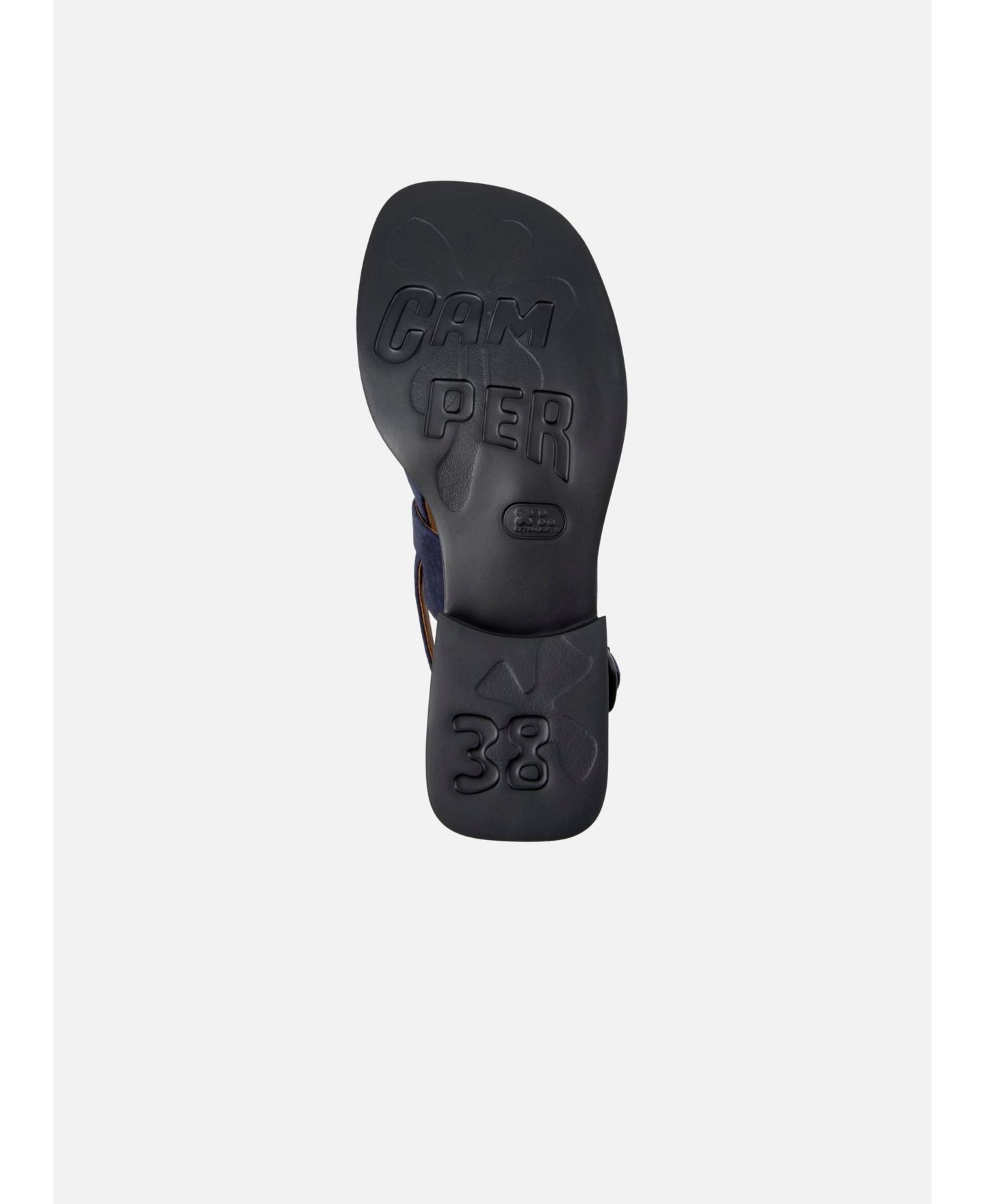Женские сандалии Camper Dana Leather 2-Strap, цвет: Синий — фото 3