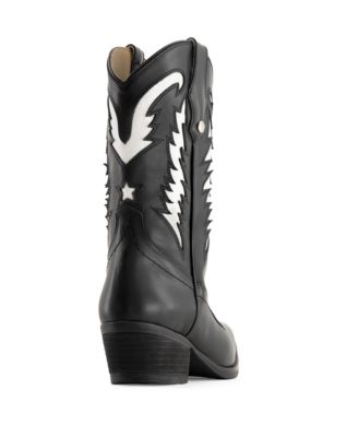 Women's Leather Boots Western Style