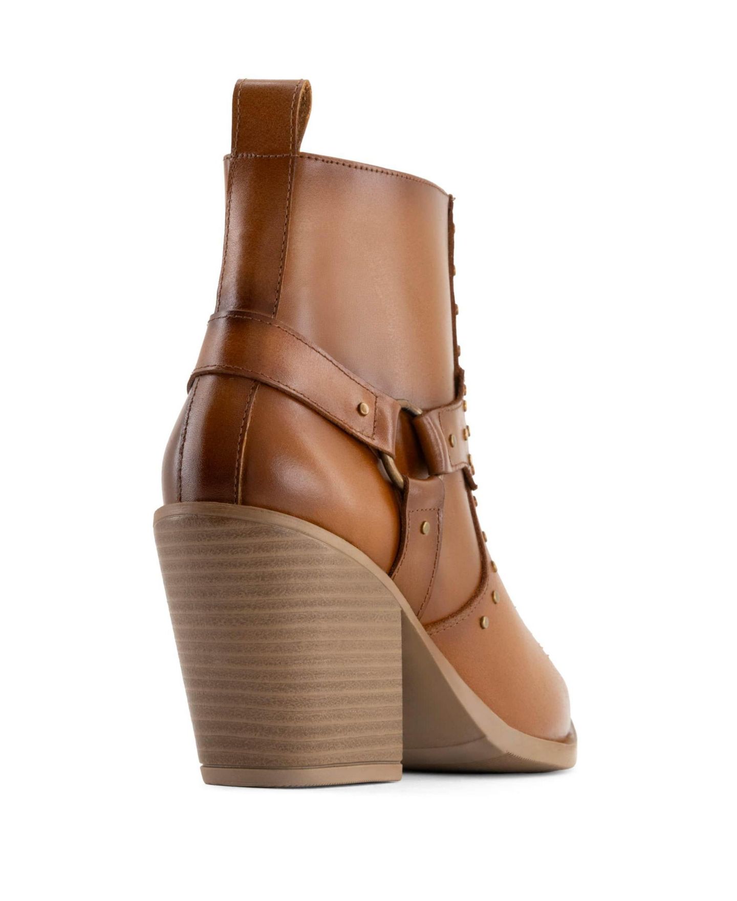 Женские ботинки Forastero Western Fashion Leather Booties, цвет: Светлый коричневый — фото 4