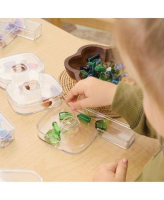 Numbers 0 through 9  Loose Parts Trays