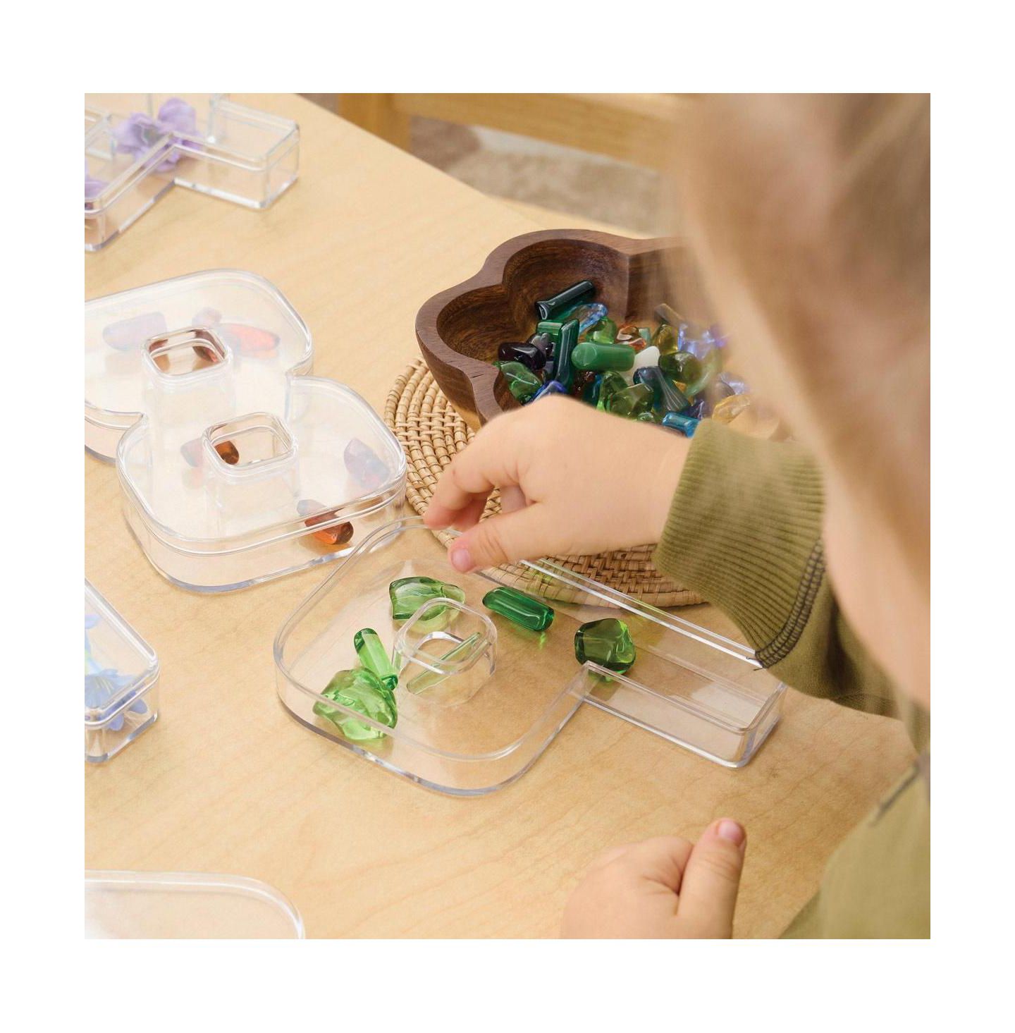 Детские игрушки Kaplan Early Learning Numbers 0 through 9 Loose Parts Trays, цвет: Разноцветный — фото 4