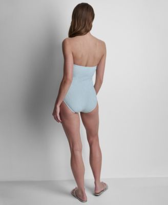 Women's Textured Shirred One-Piece Swimsuit