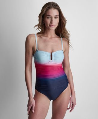 Women's Shirred One-Piece Swimsuit