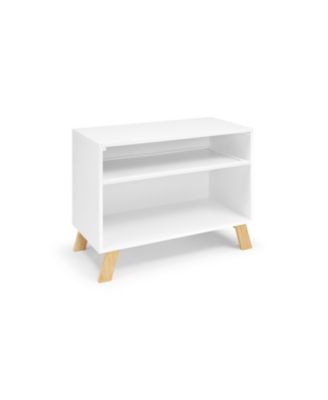 Modern Multi Purpose Changing Table Finish Removable Tray Convertible Bookshelf