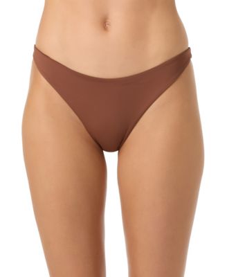 Women's Saltwater Flamenco Solid Cheeky Coverage Swim Bottoms