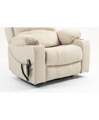 Lounge chair lift chair relaxes sofa chair sitting room furniture sitting room power supply elderly electric chair (180 degree lying flat)