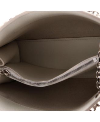 Mini Structured Rouette Chain Shoulder Bag Coated Canvas