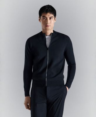 Men's Comfort Stretch Knit Cardigan Sweater