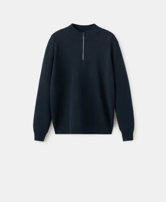 Men's Comfort Stretch Zip-Up Sweater
