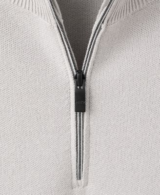 Men's Comfort Stretch Zip-Up Sweater