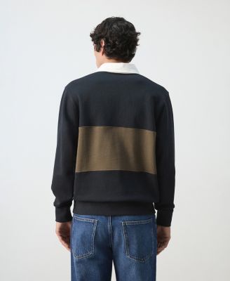 Men's Cotton Polo Sweatshirt