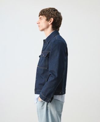 Men's Cotton Pockets Denim Jacket