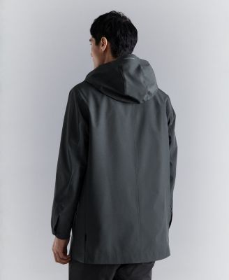 Men's Pockets Water-Repellent Parka